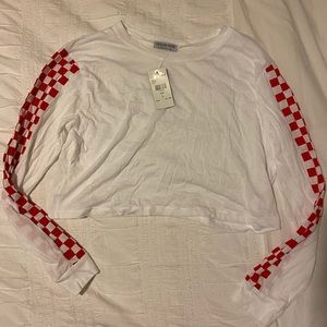 Long sleeve crop top